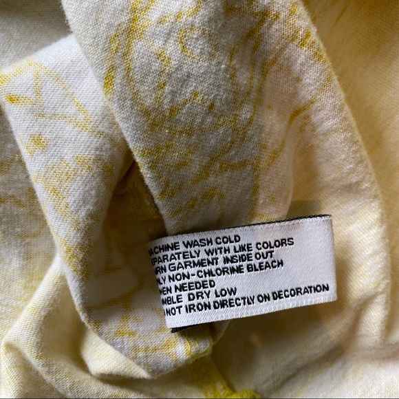 Ecko Unltd the exhibit x Askew One yellow white polo X-Large Wide Stripes - Picture 5 of 8